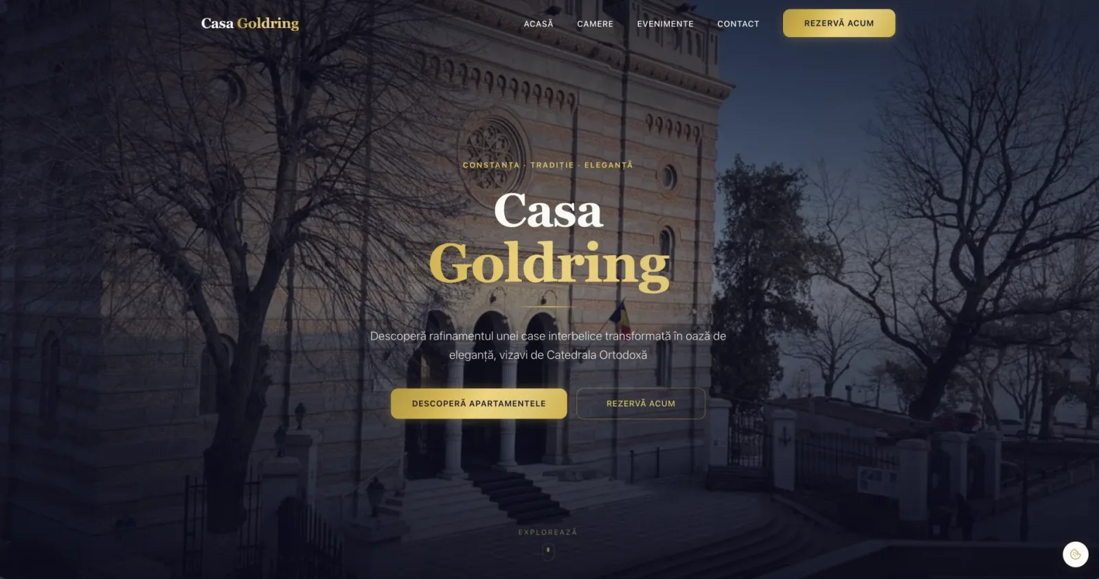 Casa Goldring, Platformă de rezervări