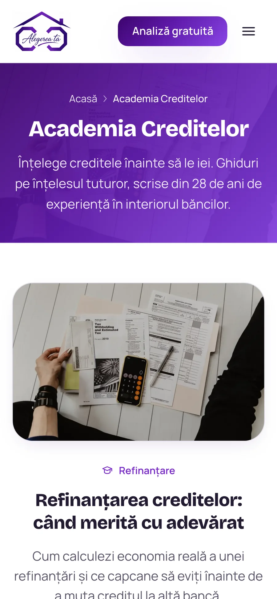 Casa Creditelor, Academia Creditelor pe mobil