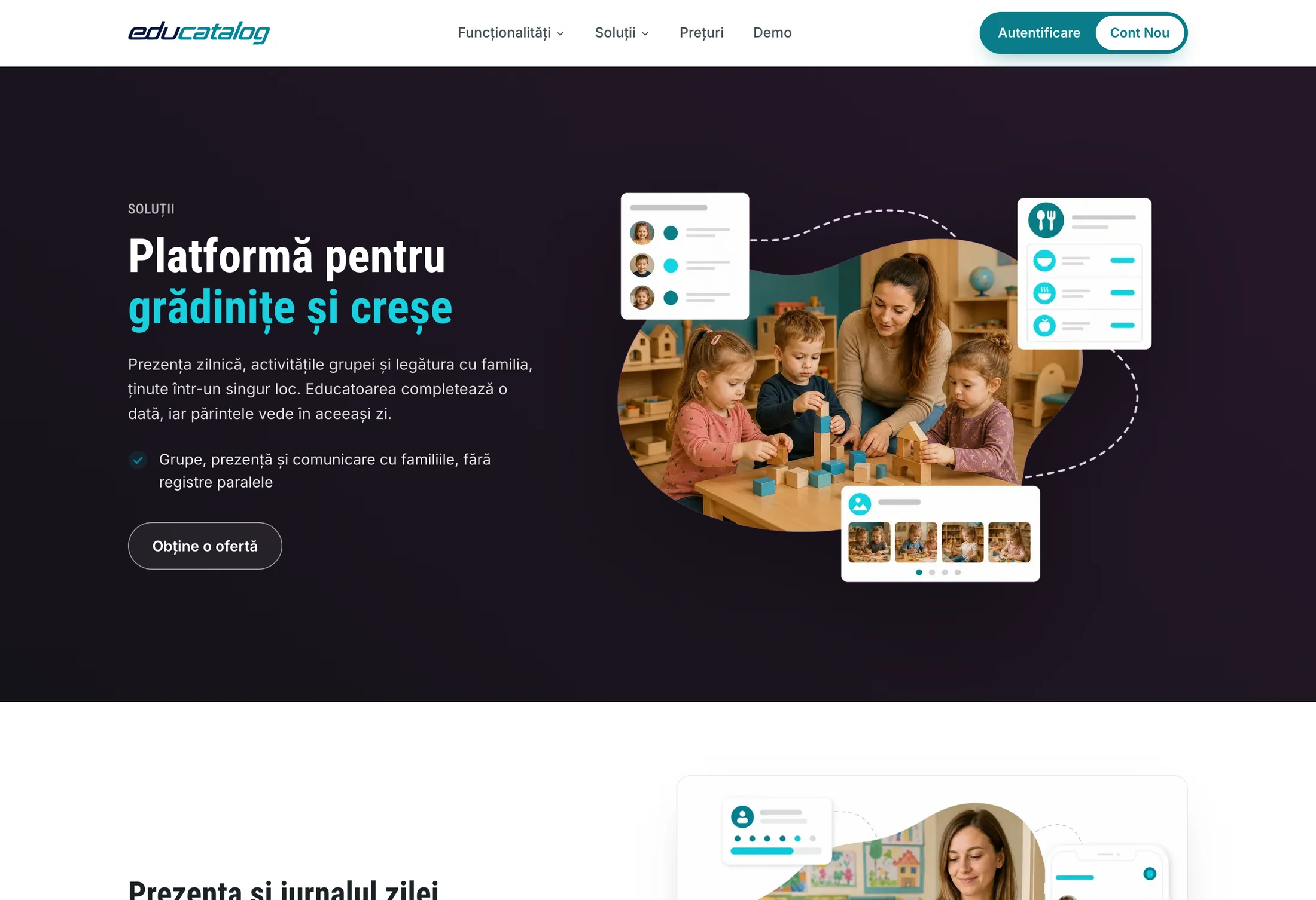 EduCatalog, soluția pentru grădinițe și creșe
