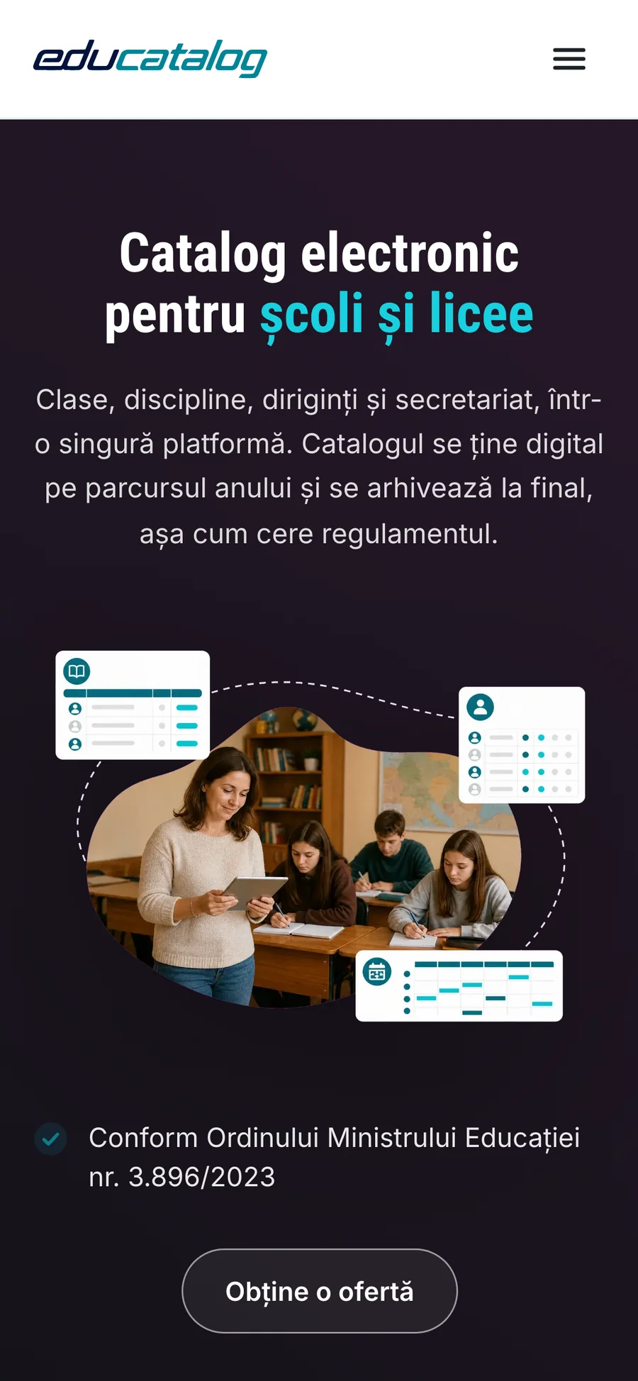 EduCatalog, soluția pentru școli pe mobil