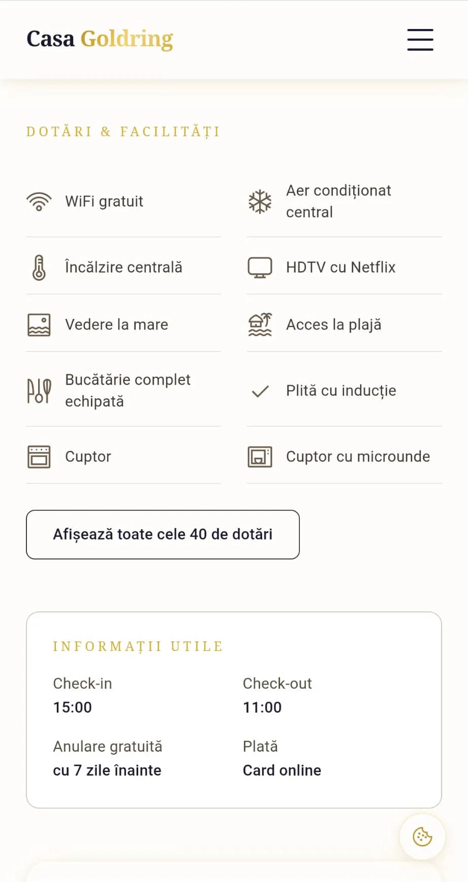 Casa Goldring — detalii apartament și descriere pe mobil